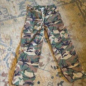 Almost Famous Camouflage Cargo Pants with Drawstring